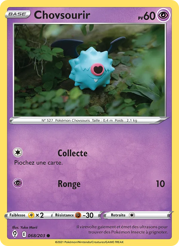 Carte Chovsourir 68/203 – Évolution Céleste