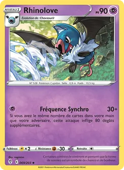Carte Rhinolove 69/203 – Évolution Céleste