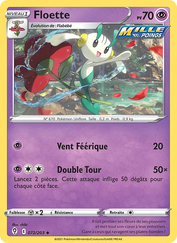 Carte Floette 72/203 – Évolution Céleste