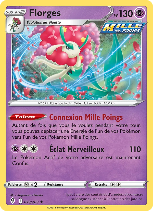 Carte Florges 73/203 – Évolution Céleste