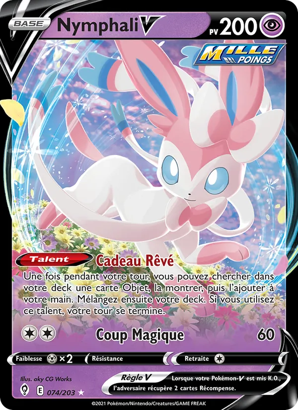 Carte Nymphali V 74/203 – Évolution Céleste