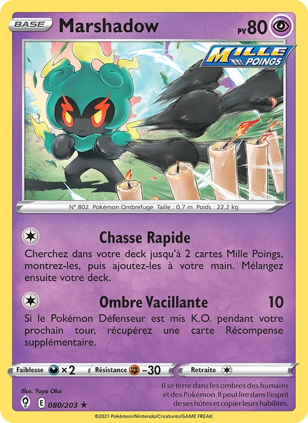 Carte Marshadow 80/203 – Évolution Céleste