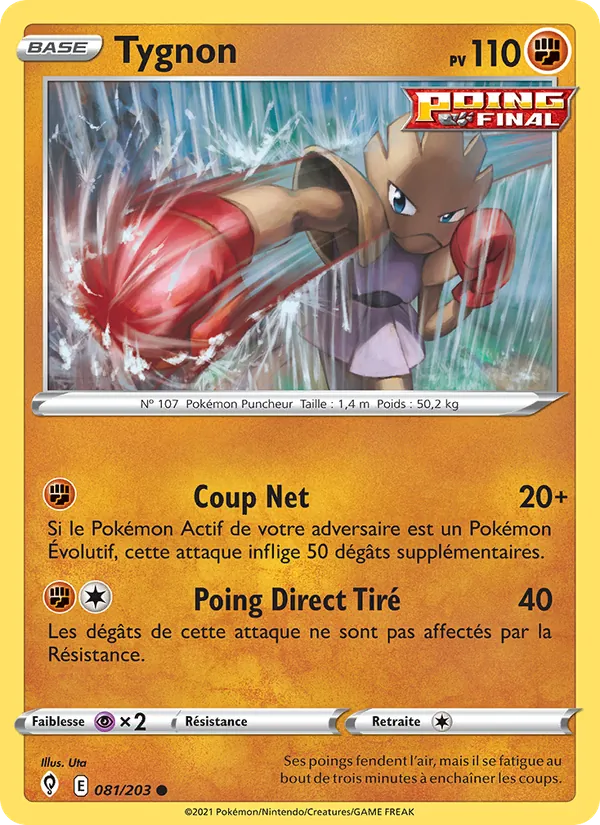 Carte Tygnon 81/203 – Évolution Céleste
