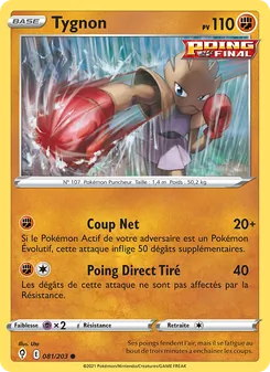Carte Tygnon 81/203 – Évolution Céleste