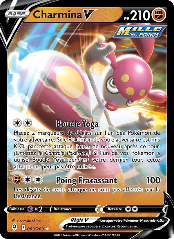 Carte Charmina V 83/203 – Évolution Céleste