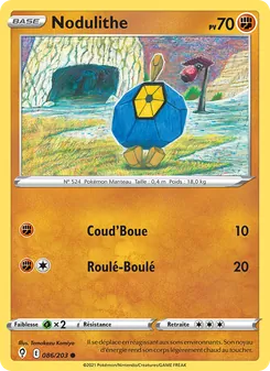 Carte Nodulithe 86/203 – Évolution Céleste