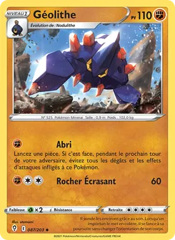 Carte Géolithe 87/203 – Évolution Céleste