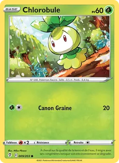 Carte Chlorobule 9/203 – Évolution Céleste