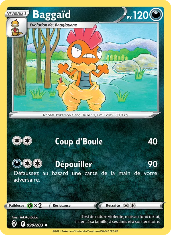 Carte Baggaïd 99/203 – Évolution Céleste