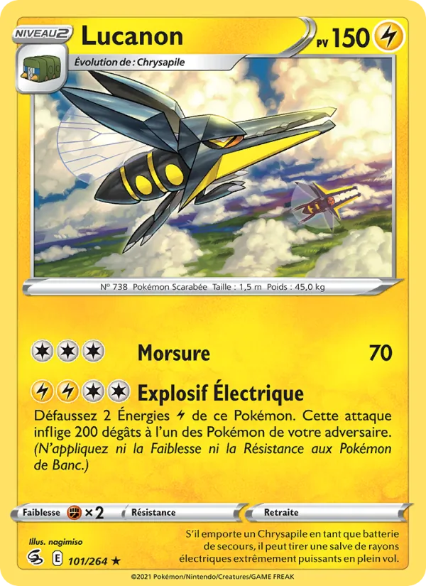 Carte Lucanon 101/264 – Poing de Fusion