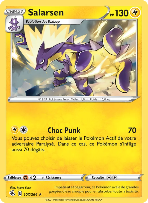 Carte Salarsen 107/264 – Poing de Fusion