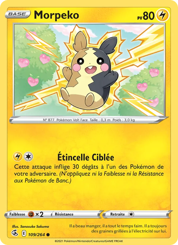 Carte Morpeko 109/264 – Poing de Fusion