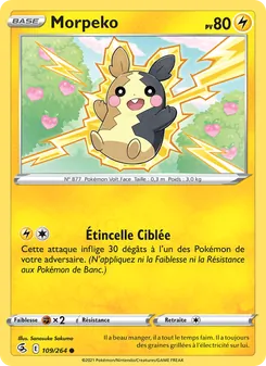 Carte Morpeko 109/264 – Poing de Fusion