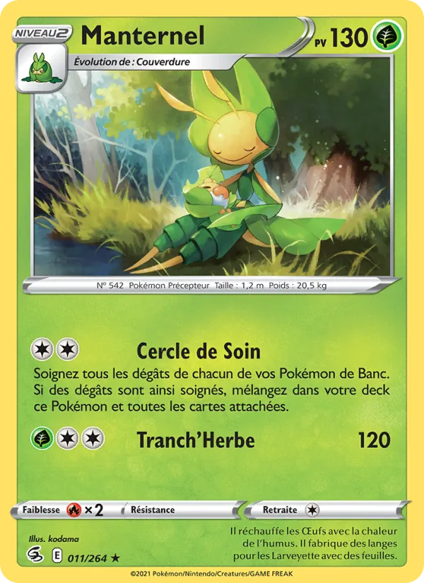 Carte Manternel 11/264 – Poing de Fusion