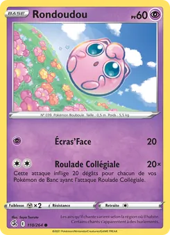 Carte Rondoudou 110/264 – Poing de Fusion