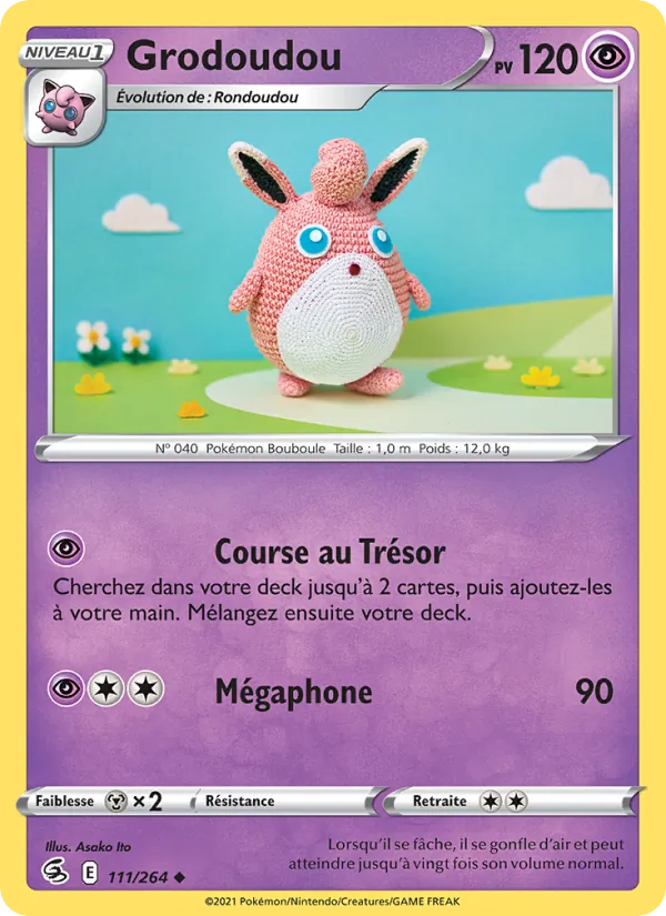 Carte Grodoudou 111/264 – Poing de Fusion