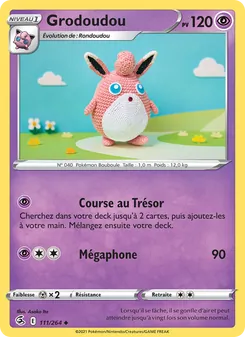 Carte Grodoudou 111/264 – Poing de Fusion