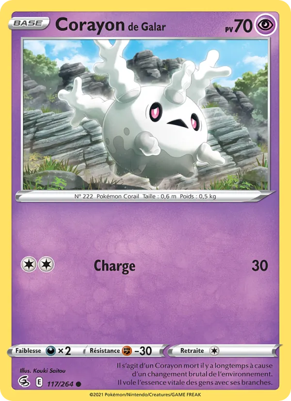 Carte Corayon de Galar 117/264 – Poing de Fusion