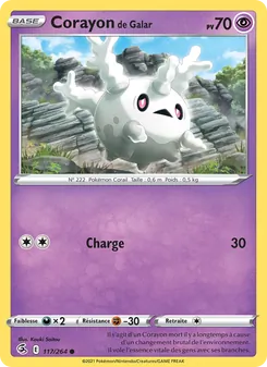 Carte Corayon de Galar 117/264 – Poing de Fusion