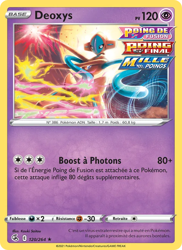 Carte Deoxys 120/264 – Poing de Fusion