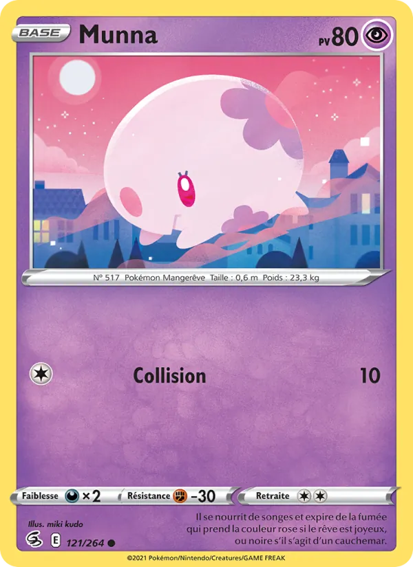 Carte Munna 121/264 – Poing de Fusion