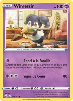 Carte Wimessir 127/264 – Poing de Fusion