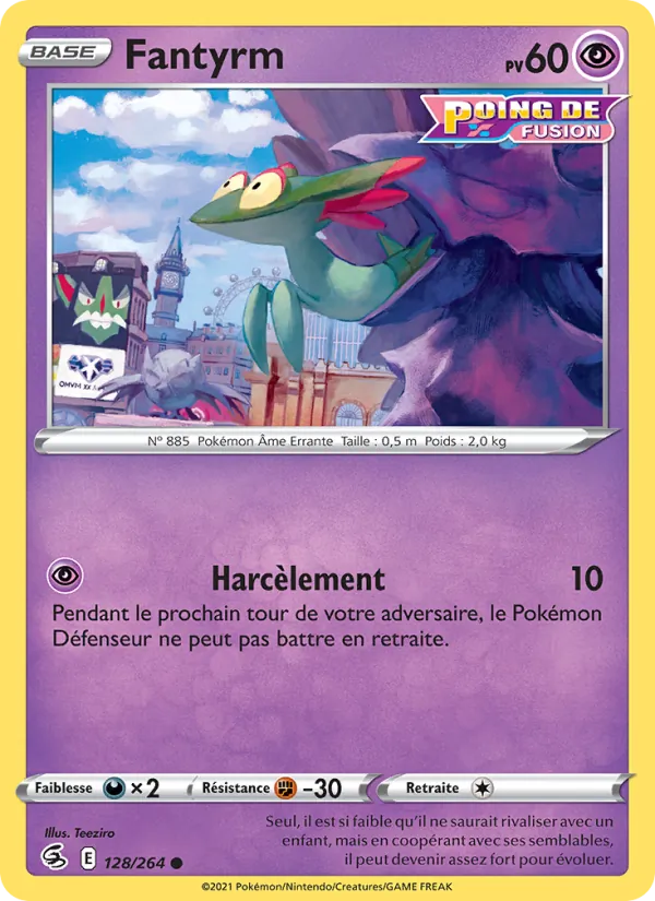 Carte Fantyrm 128/264 – Poing de Fusion
