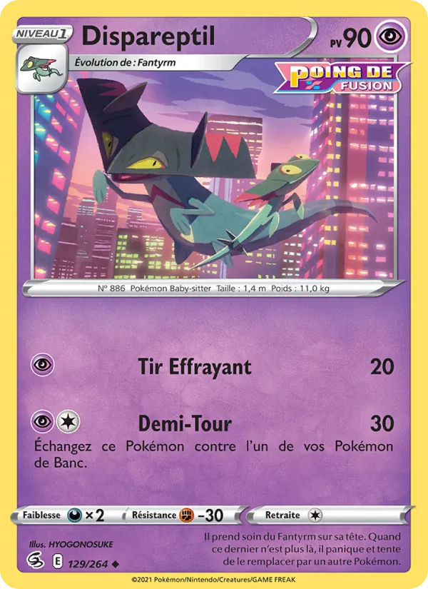 Carte Dispareptil 129/264 – Poing de Fusion
