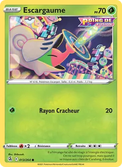 Carte Escargaume 13/264 – Poing de Fusion
