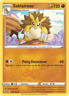 Carte Sablaireau 132/264 – Poing de Fusion