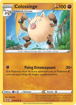 Carte Colossinge 134/264 – Poing de Fusion