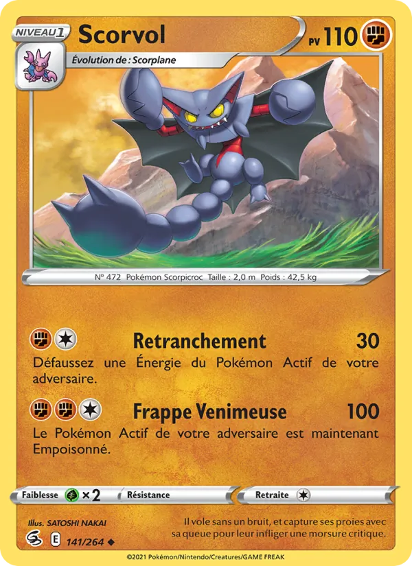 Carte Scorvol 141/264 – Poing de Fusion