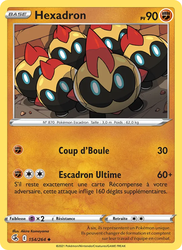 Carte Hexadron 154/264 – Poing de Fusion
