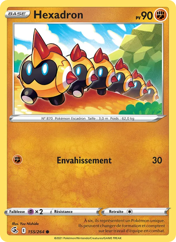 Carte Hexadron 155/264 – Poing de Fusion