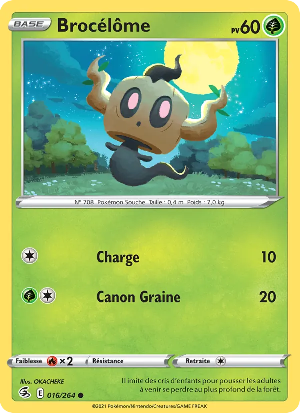 Carte Brocélôme 16/264 – Poing de Fusion