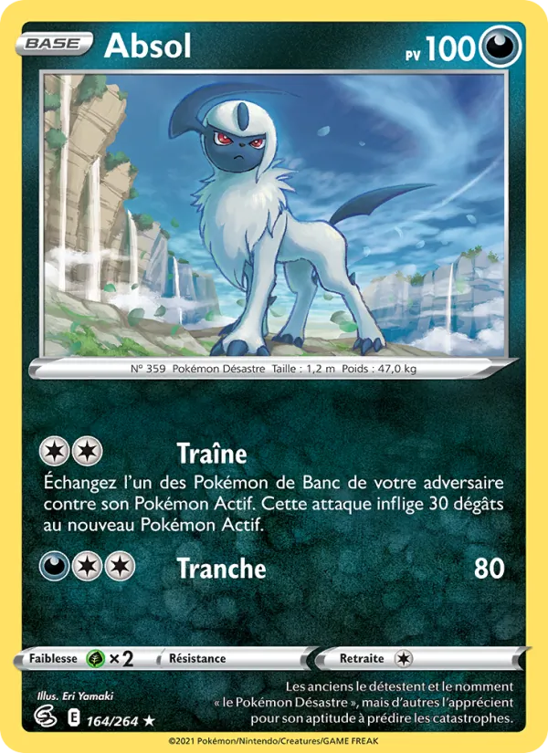 Carte Absol 164/264 – Poing de Fusion