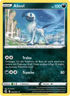 Carte Absol 164/264 – Poing de Fusion