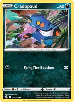 Carte Cradopaud 165/264 – Poing de Fusion