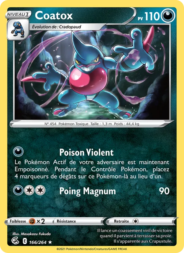Carte Coatox 166/264 – Poing de Fusion