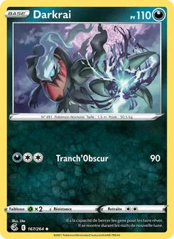 Carte Darkrai 167/264 – Poing de Fusion