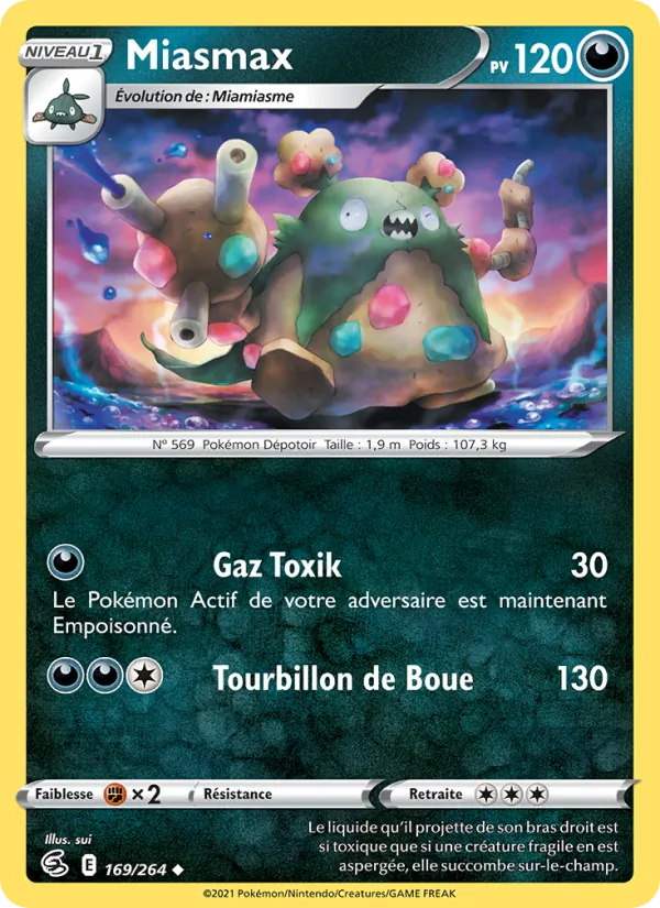 Carte Miasmax 169/264 – Poing de Fusion