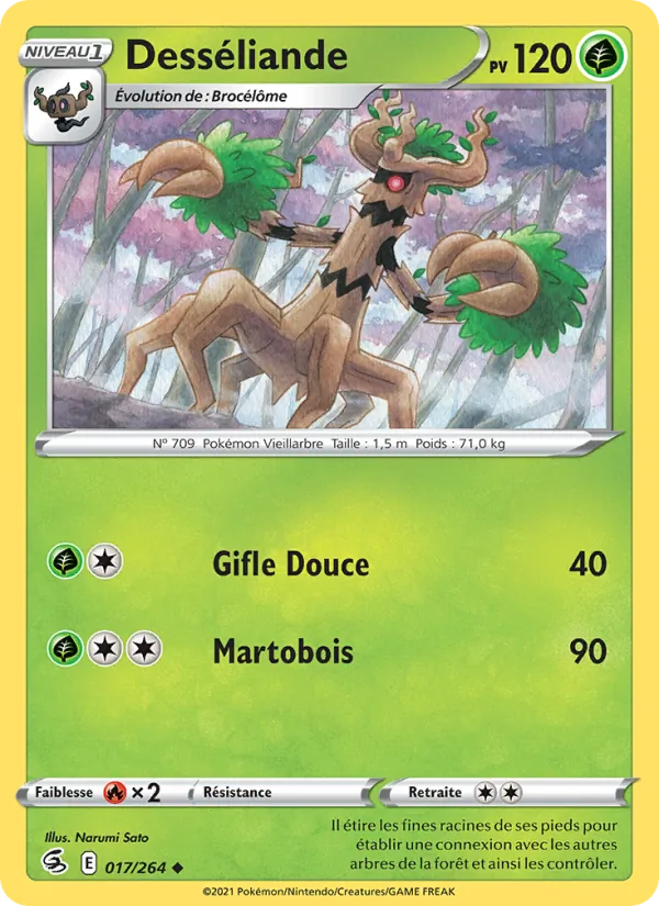 Carte Desséliande 17/264 – Poing de Fusion