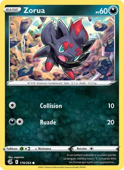 Carte Zorua 170/264 – Poing de Fusion