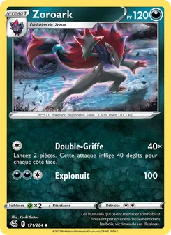 Carte Zoroark 171/264 – Poing de Fusion