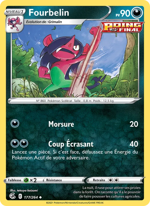 Carte Fourbelin 177/264 – Poing de Fusion