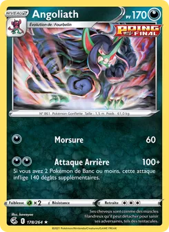 Carte Angoliath 178/264 – Poing de Fusion