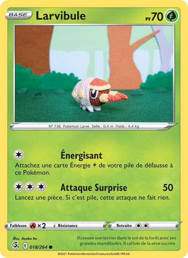 Carte Larvibule 18/264 – Poing de Fusion