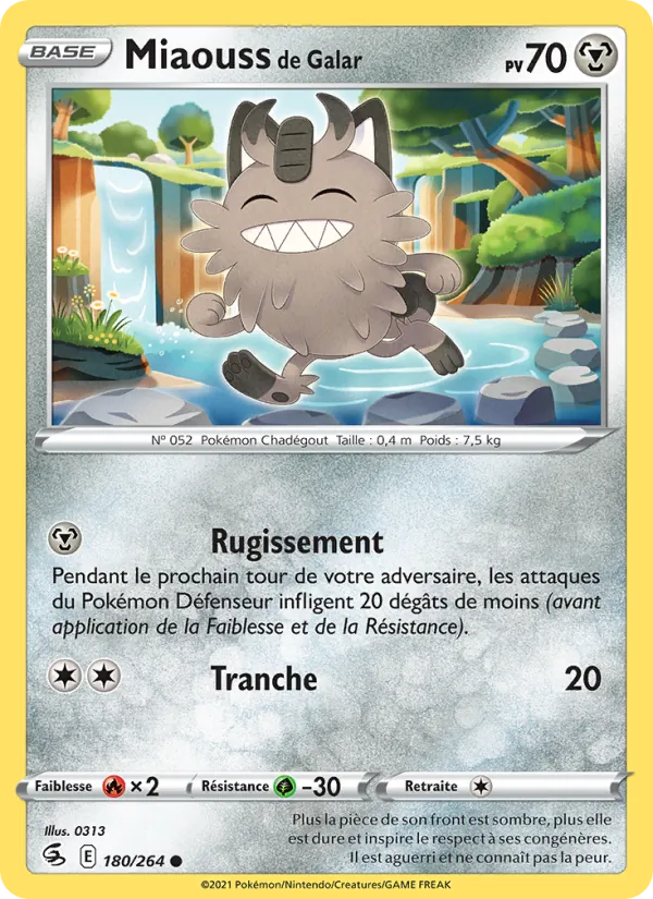Carte Miaouss de Galar 180/264 – Poing de Fusion