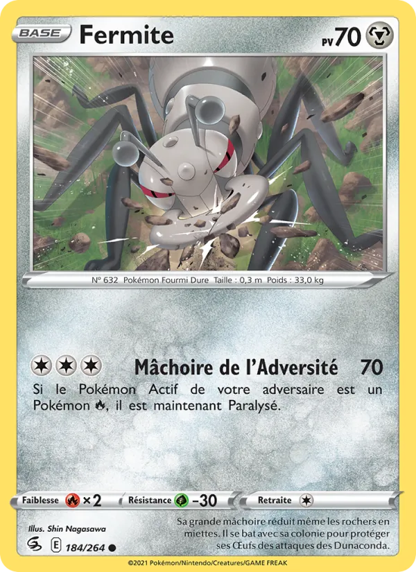Carte Fermite 184/264 – Poing de Fusion