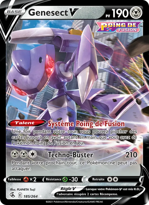 Carte Genesect V 185/264 – Poing de Fusion